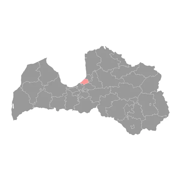 Adazi Municipality Map Адміністративний Поділ Латвії Приклад Вектора — стоковий вектор