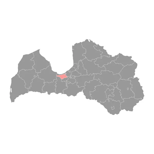 Karte Der Gemeinde Marupe Verwaltungseinheit Von Lettland Vektorillustration — Stockvektor