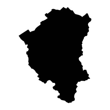 Kuzey Backa bölge haritası, Sırbistan idari bölgesi. Vektör illüstrasyonu.