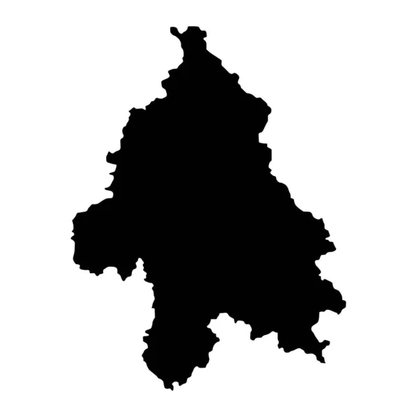Χάρτης Της Πόλης Του Βελιγραδίου Διοικητική Περιφέρεια Της Σερβίας Εικονογράφηση — Διανυσματικό Αρχείο