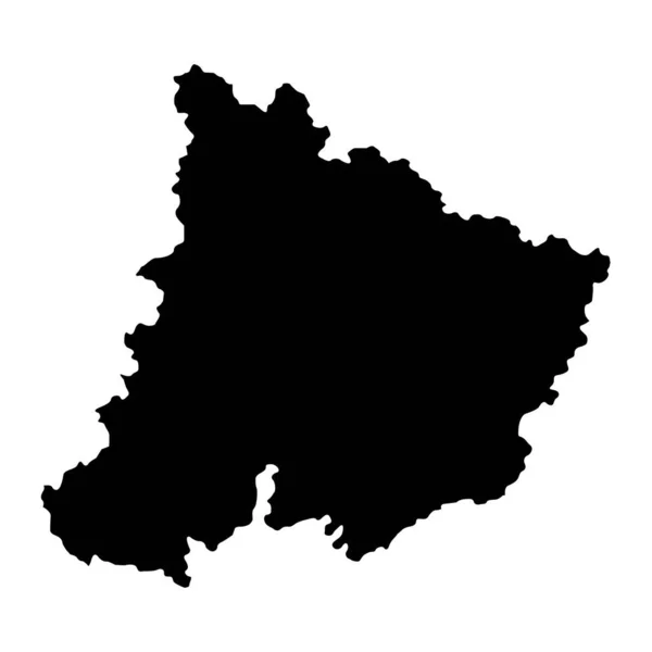 Mapa Okresu Pomoravlje Správní Okres Srbsko Vektorová Ilustrace — Stockový vektor