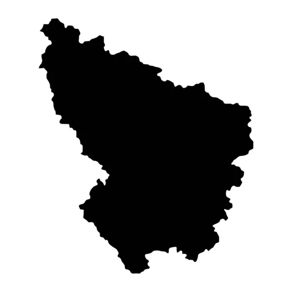 スマージャ地区図セルビアの行政区 ベクターイラスト — ストックベクタ