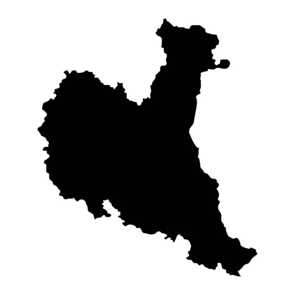 Zajecar Bölge Haritası Sırbistan Idari Bölgesi Vektör Illüstrasyonu — Stok Vektör
