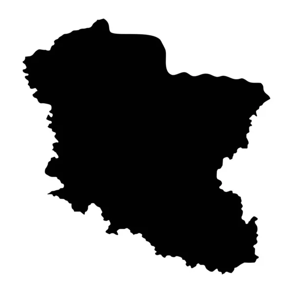 Mapa Distrito Branicevo Distrito Administrativo Sérvia Ilustração Vetorial —  Vetores de Stock