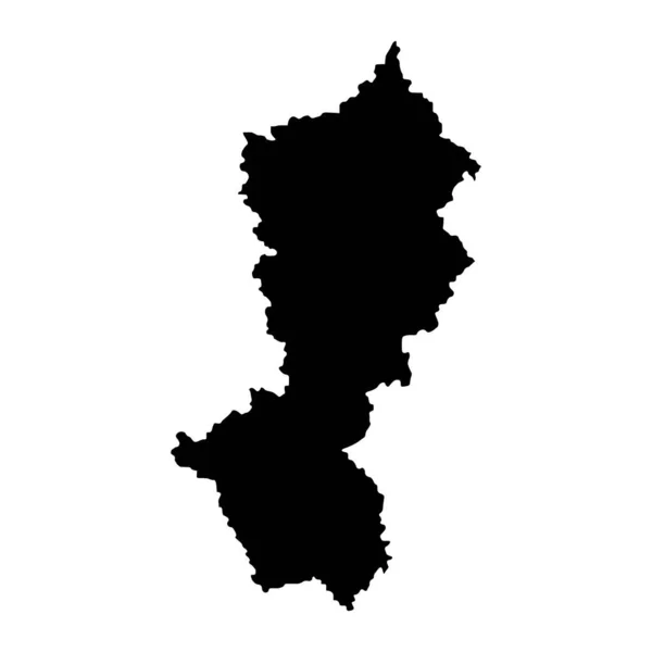 Moravica District Map Administrative District Serbia Vector Illustration — Stock Vector