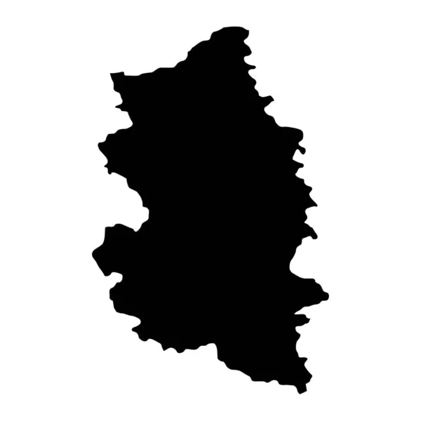 Plattegrond District Podunavlje Bestuurlijk District Servië Vectorillustratie — Stockvector