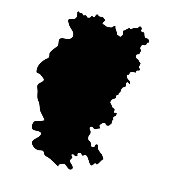 Χάρτης Περιοχής Κοσόβου Pomoravlje Διοικητική Περιφέρεια Σερβίας Εικονογράφηση Διανύσματος — Διανυσματικό Αρχείο