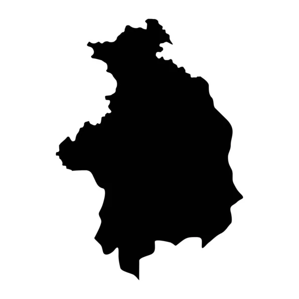 Kosovska Mitrovica Mapa Distrito Distrito Administrativo Sérvia Ilustração Vetorial —  Vetores de Stock