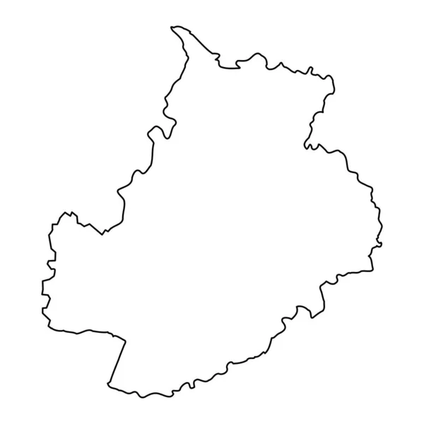 Карта Ярвского Уезда Административно Территориального Деления Эстонии Векторная Иллюстрация — стоковый вектор