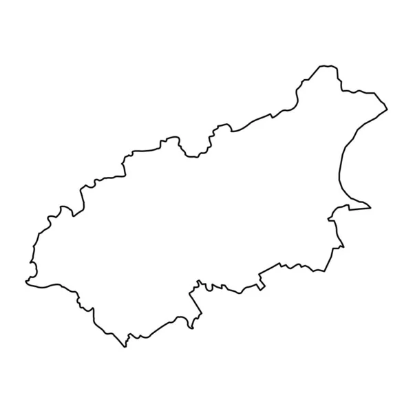 Jogeva County Map 에스토니아의 구역이다 일러스트 — 스톡 벡터