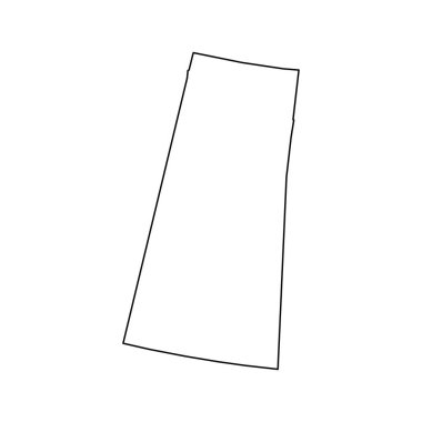 Saskatchewan haritası, Kanada eyaleti. Vektör illüstrasyonu.