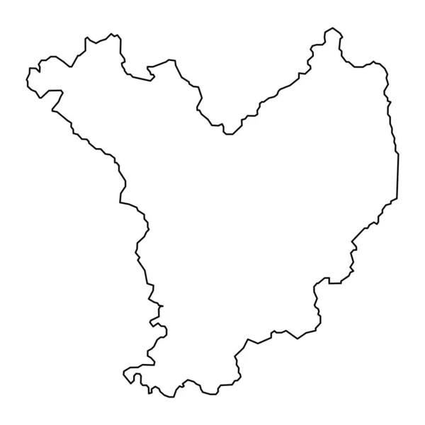 Mappa Della Contea Jasz Nagykun Szolnok Ungheria Illustrazione Vettoriale — Vettoriale Stock