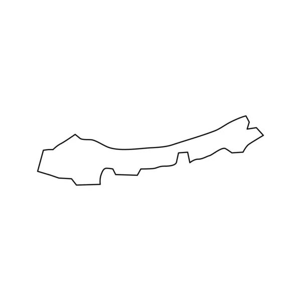 Юрмальская Карта Административное Деление Латвии Векторная Иллюстрация — стоковый вектор