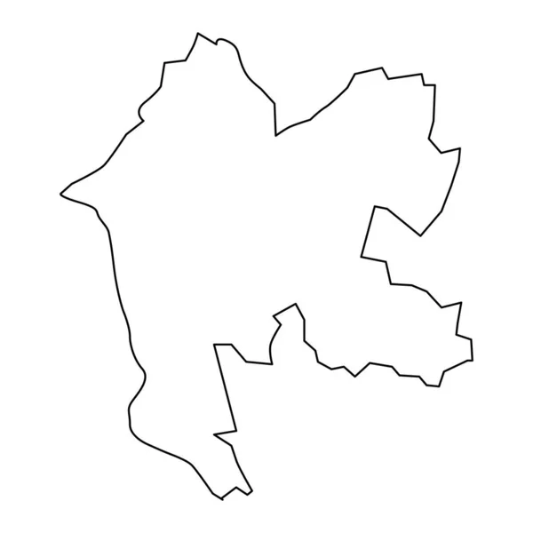 Karte Der Gemeinde Livani Verwaltungsbezirk Lettlands Vektorillustration — Stockvektor