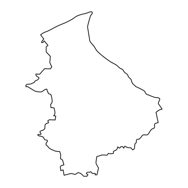 Χάρτης Περιοχής Τάλσι Διοικητική Διαίρεση Της Λετονίας Εικονογράφηση Διανύσματος — Διανυσματικό Αρχείο