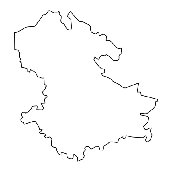 Валмієрська Районна Карта Адміністративний Поділ Латвії Приклад Вектора — стоковий вектор