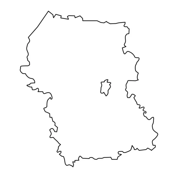 Carte Municipalité Rezekne Division Administrative Lettonie Illustration Vectorielle — Image vectorielle