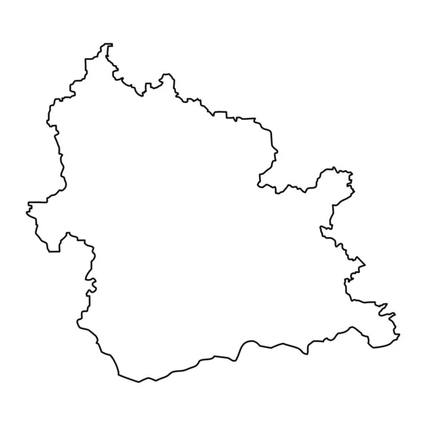 Mapa Prowincji Kardzhali Prowincja Bułgarii Ilustracja Wektora — Wektor stockowy