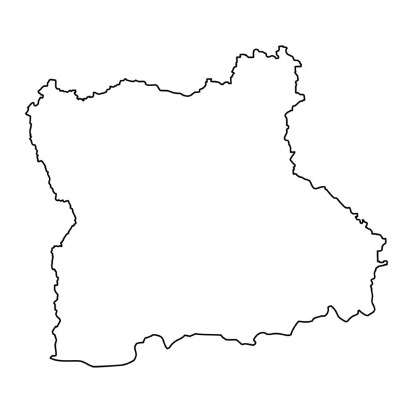 Karte Der Provinz Blagoevgrad Provinz Bulgarien Vektorillustration — Stockvektor