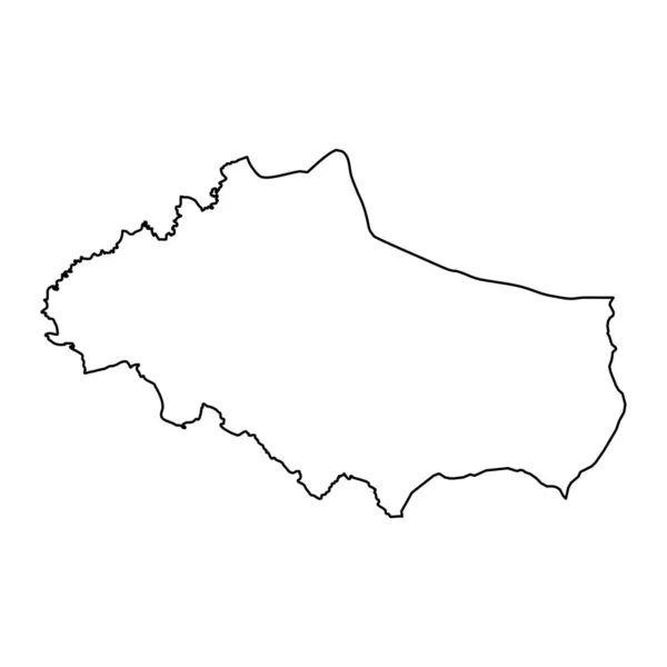 Mappa Provincia Dobrich Provincia Bulgaria Illustrazione Vettoriale — Vettoriale Stock