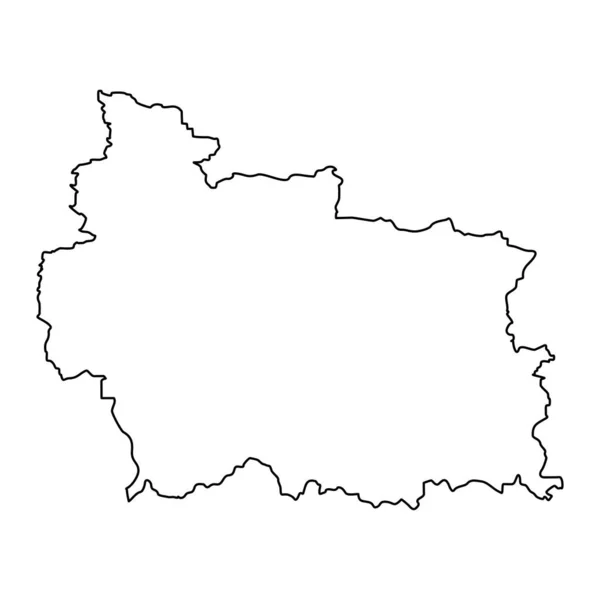 Carte Province Gabrovo Province Bulgarie Illustration Vectorielle — Image vectorielle