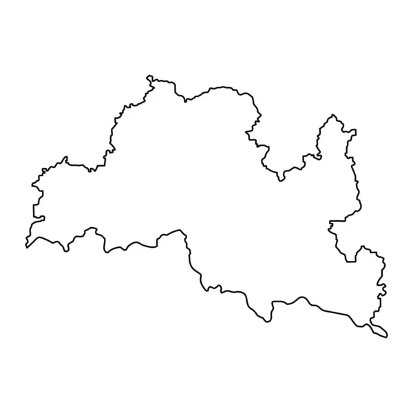 Mapa Prowincji Smolyan Prowincja Bułgarii Ilustracja Wektora — Wektor stockowy