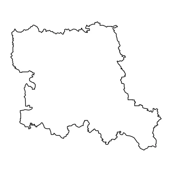 Χάρτης Στάρα Ζαγκόρα Επαρχία Βουλγαρίας Εικονογράφηση Διανύσματος — Διανυσματικό Αρχείο