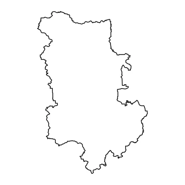 Карта Пловдивской Области Провинция Болгария Векторная Иллюстрация — стоковый вектор