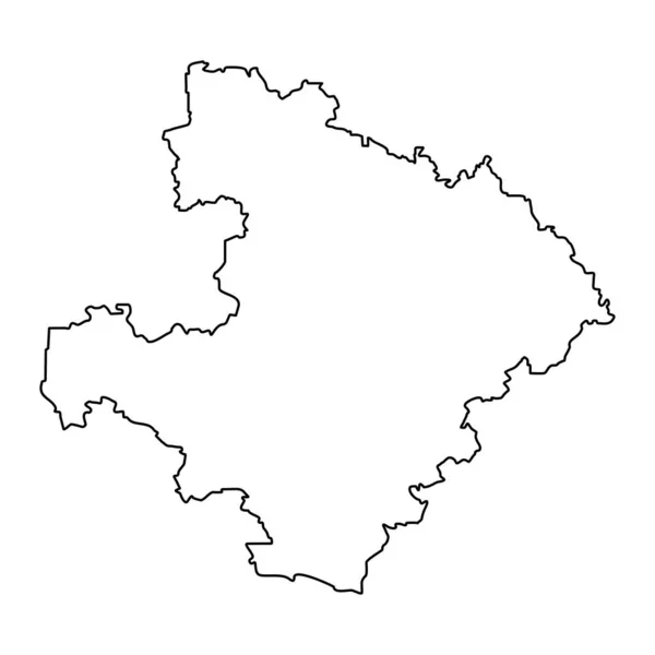 Mapa Provincie Razgrad Provincie Bulharsko Vektorová Ilustrace — Stockový vektor