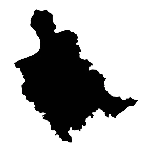 Χάρτης Καντονιών Της Ζένιτσα Ντομπόι Διοικητική Περιφέρεια Της Ομοσπονδίας Της — Διανυσματικό Αρχείο