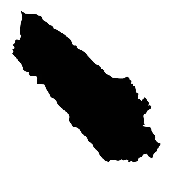 第10县地图 波斯尼亚和黑塞哥维那联邦行政区 矢量说明 — 图库矢量图片