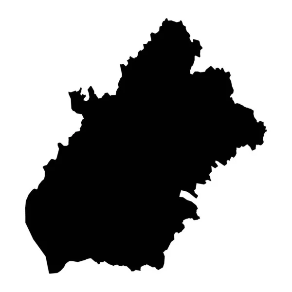 Mapa Condado Longford Condados Administrativos Irlanda Ilustração Vetorial — Vetor de Stock