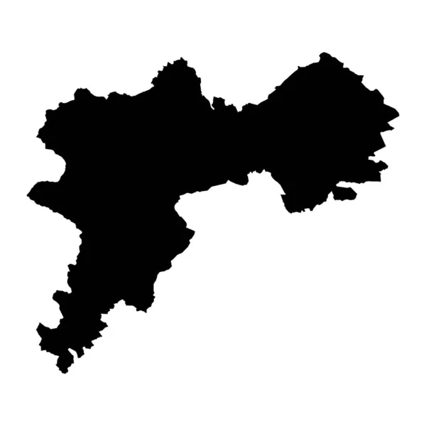 Χάρτης Κομητείας Offaly Διοικητικές Κομητείες Της Ιρλανδίας Εικονογράφηση Διανύσματος — Διανυσματικό Αρχείο
