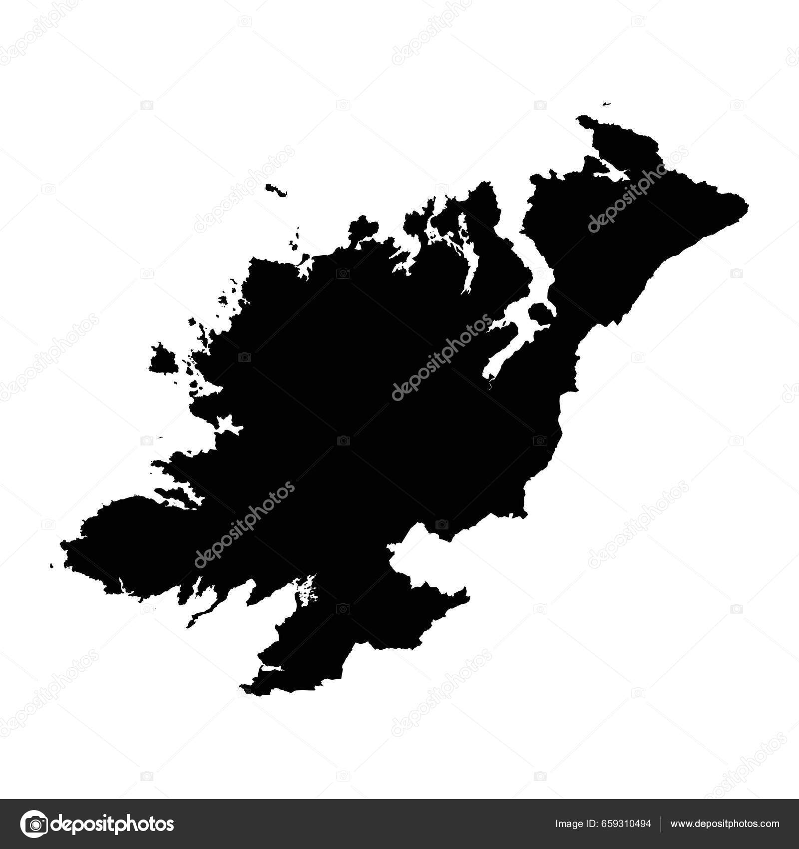 Карта Графства Донегол Административные Графства Ирландии.