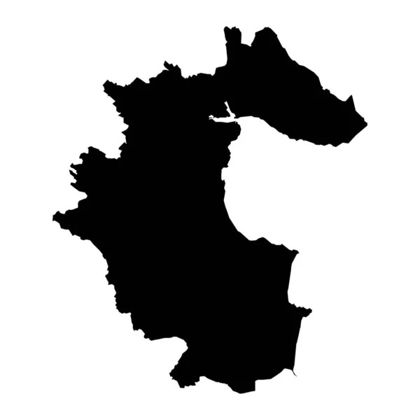 Karte Der Grafschaft Louth Verwaltungsbezirke Von Irland Vektorillustration — Stockvektor