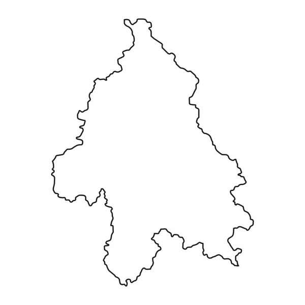 Белградська Міська Карта Адміністративний Район Сербії Приклад Вектора — стоковий вектор