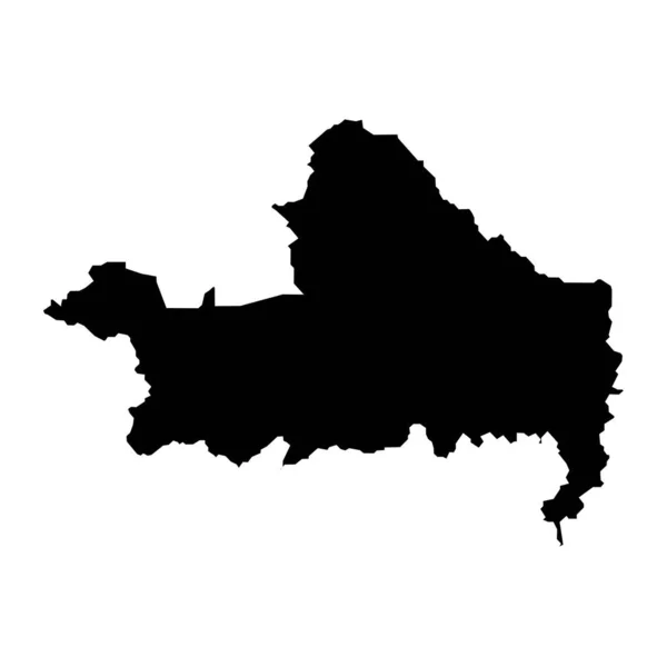 Peta Wilayah Gyor Moson Sopron Distrik Administratif Hungaria Ilustrasi Vektor - Stok Vektor