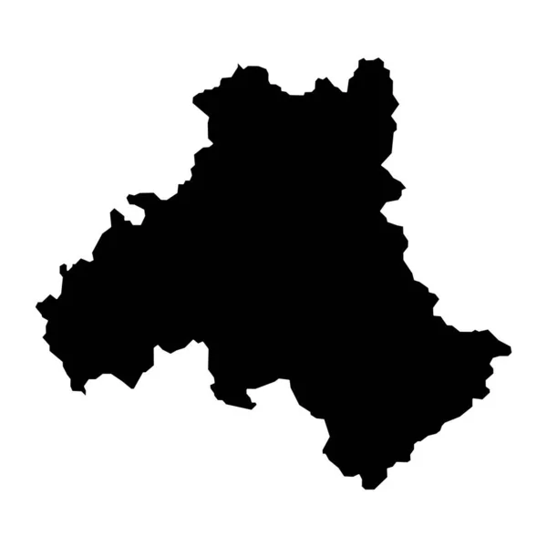 Heves County Map 헝가리의 일러스트 — 스톡 벡터