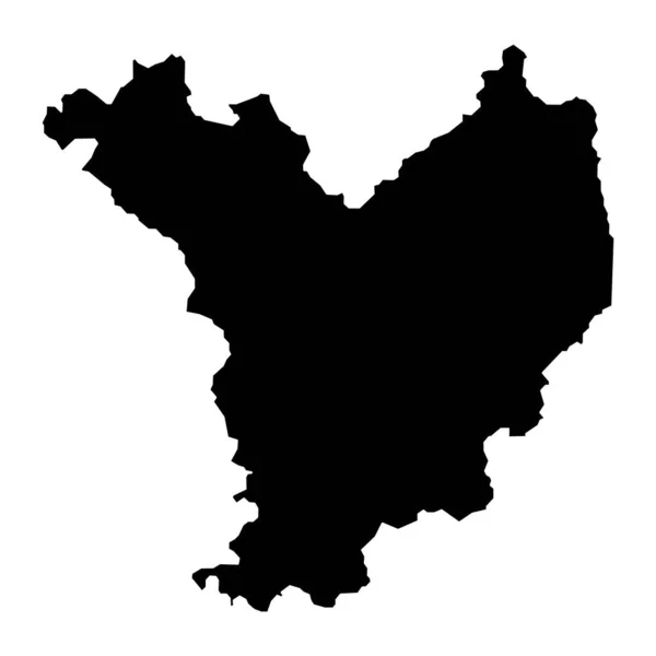 Χάρτης Κομητείας Jasz Nagykun Szolnok Διοικητική Περιφέρεια Ουγγαρίας Εικονογράφηση Διανύσματος — Διανυσματικό Αρχείο