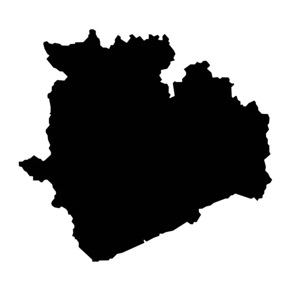 Carte Comté Veszprem District Administratif Hongrie Illustration Vectorielle — Image vectorielle