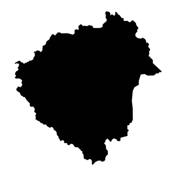 Zala County Map Administrative District Hungary Vector Illustration — Stock Vector