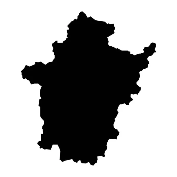 Χάρτης Κομητείας Bekes Διοικητική Περιφέρεια Ουγγαρίας Εικονογράφηση Διανύσματος — Διανυσματικό Αρχείο