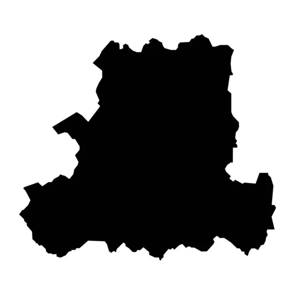 Mapa Powiatu Csongrad Csanad Powiat Węgierski Ilustracja Wektora — Wektor stockowy