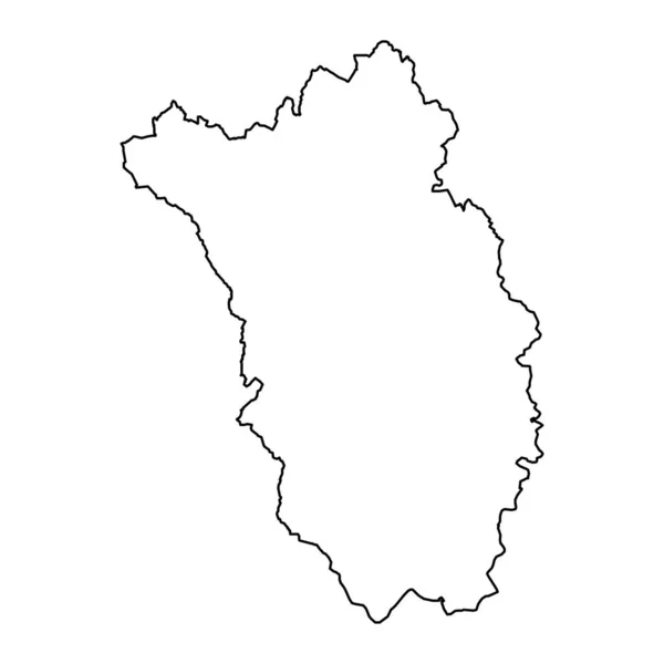 County Kilkenny Map Administrative Counties Ireland Vector Illustration — Stock Vector