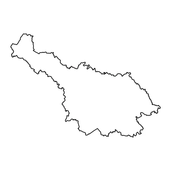 Χάρτης County Cavan Διοικητικές Κομητείες Της Ιρλανδίας Εικονογράφηση Διανύσματος — Διανυσματικό Αρχείο