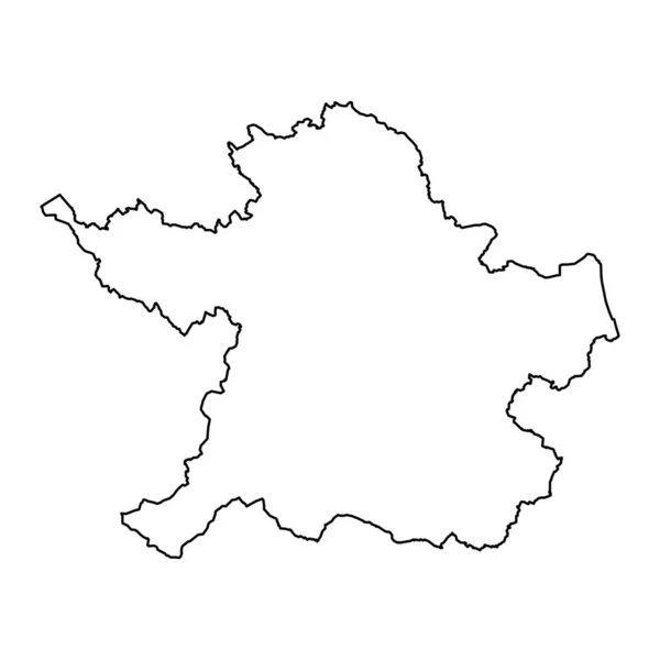 Carte Comté Meath Comtés Administratifs Irlande Illustration Vectorielle — Image vectorielle