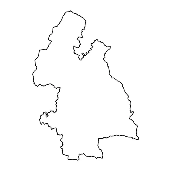Karte Der Grafschaft Tipperary Verwaltungsbezirke Irlands Vektorillustration — Stockvektor