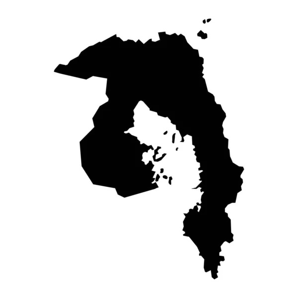 Ards North Haritası Kuzey Rlanda Idari Bölgesi Vektör Illüstrasyonu — Stok Vektör