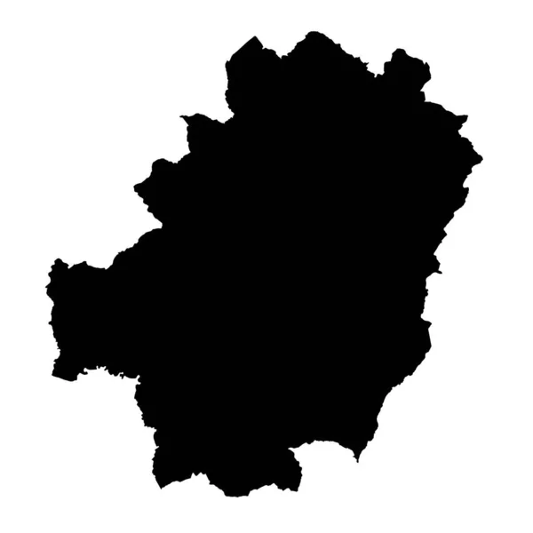 Dinefwr Kerület Térképe Wales Kerület Vektorillusztráció — Stock Vector