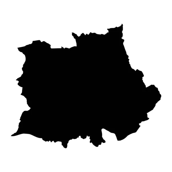 Mapa Taff Ely Distrito Gales Ilustração Vetorial —  Vetores de Stock